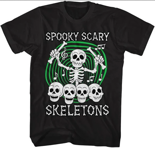Men's Spooky Scary Skeletons SSS T-Shirt