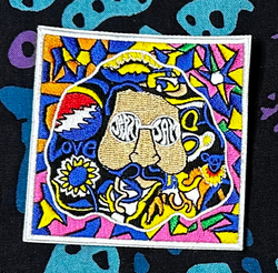 Trippy Jerry Collage Square Patch