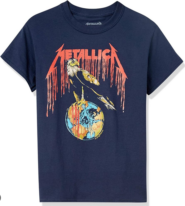 Men's Metallica Navy Eagle T-Shirt