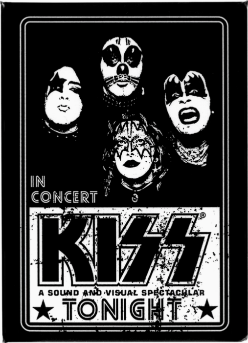 Kiss Concert Poster Magnet