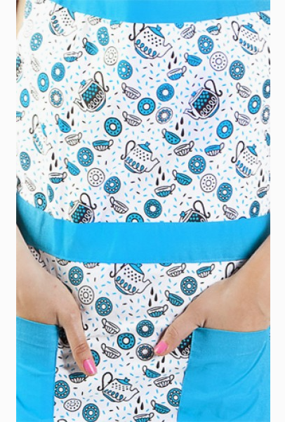 Sourpuss Tea & Donuts Apron