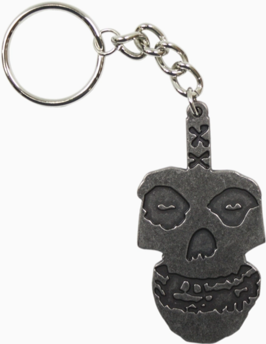 Misfits, the Crimson Ghost Skull Keychain