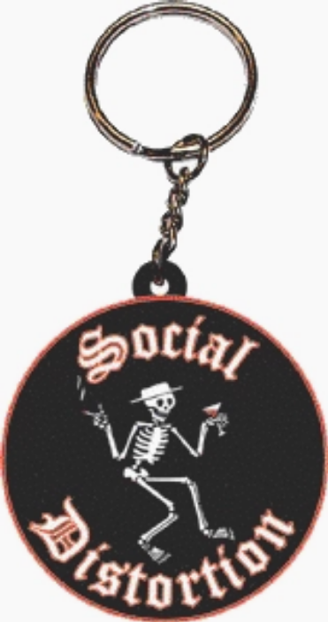 Social Distortion Skeleton Keychain