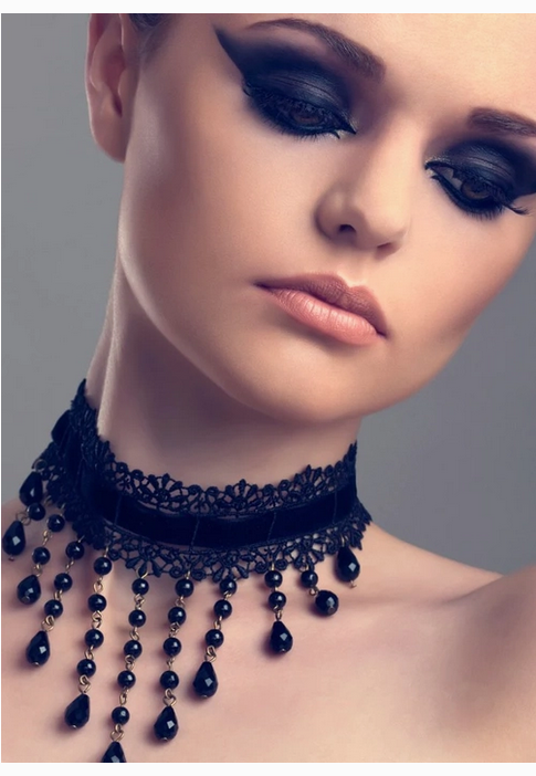 Black Lace Choker Necklace
