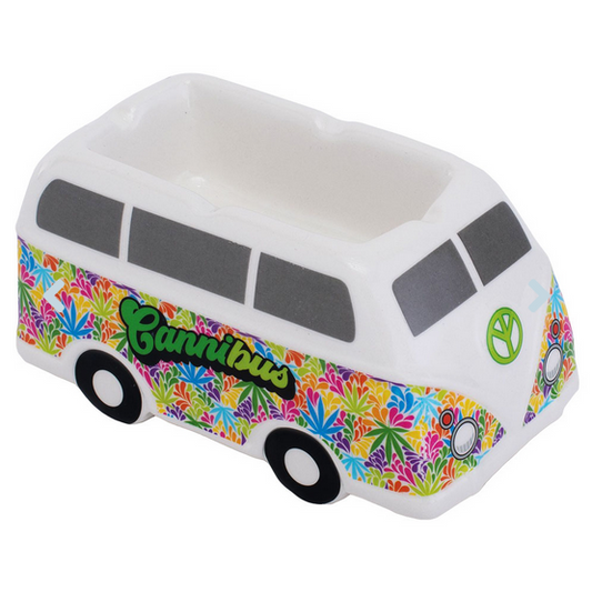 Hippie Bus Ceramic Ashtray