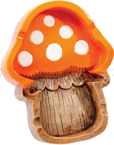 Classic Mushroom Polyresin Ashtray