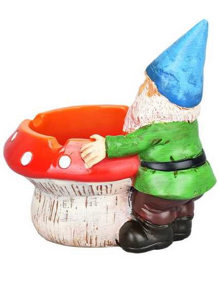 Smoking Gnome Mushroom Ashtray