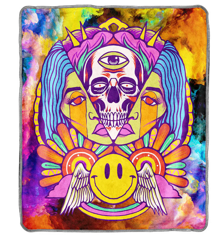 Pulsar Fleece Throw Blanket Trippin'