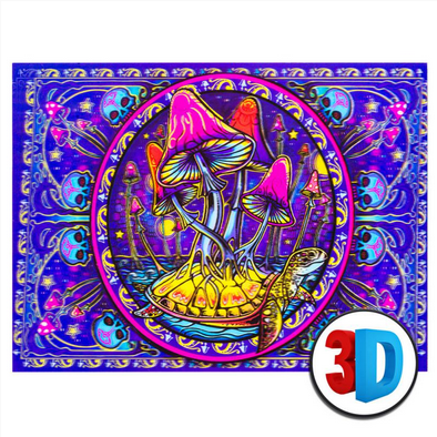 Magic Mushroom Lenticular Poster