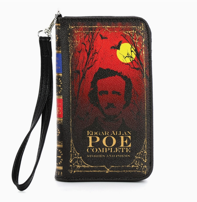 Edgar Allan Poe Book Wallet in Vinyl