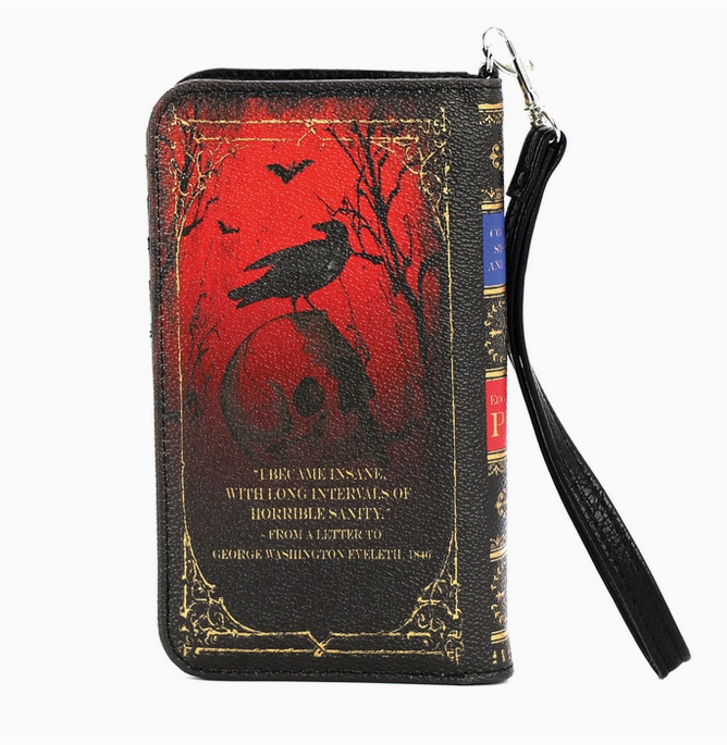 Edgar Allan Poe Book Wallet in Vinyl