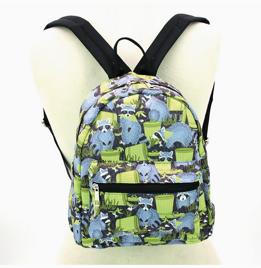 Raccoon Trash Mini Backpack