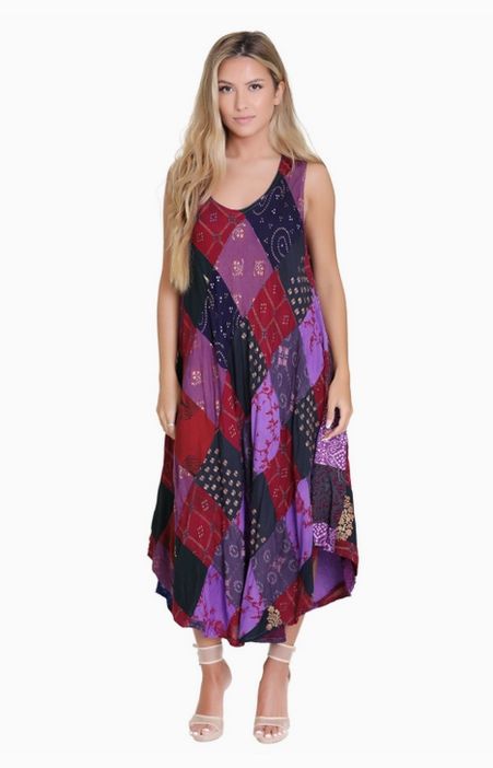 Women's Patchwork Dress