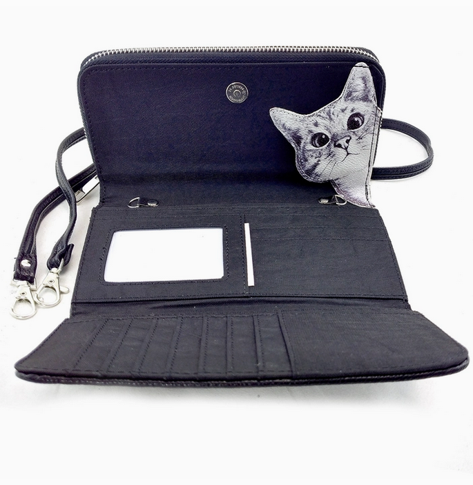 Peeking Cats Wallet