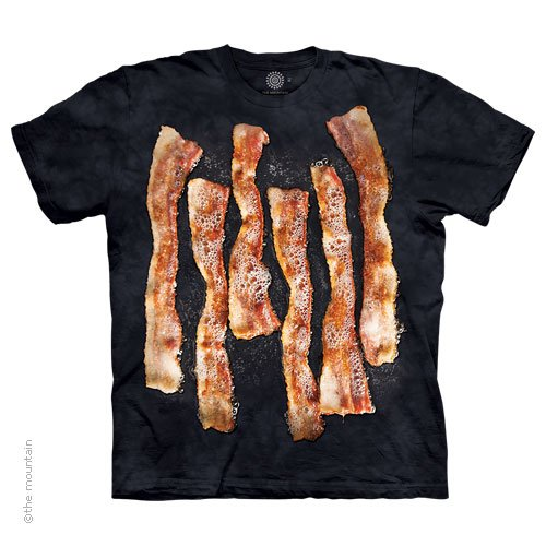 Men's Bacon Tie Dye T-Shirt