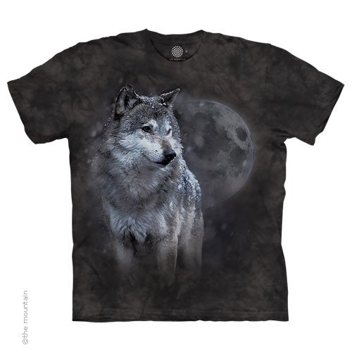 Men's Winters Eve Wolf Tie Dye T-Shirt