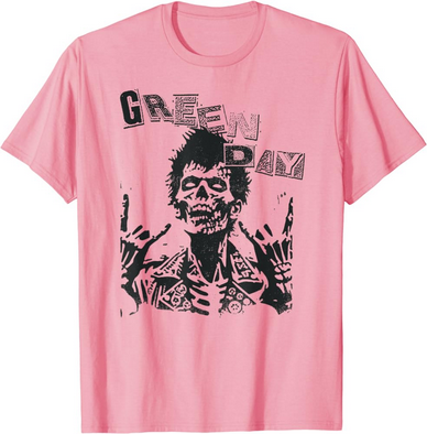 Men's Green Day Billie Joe Zombie T-Shirt
