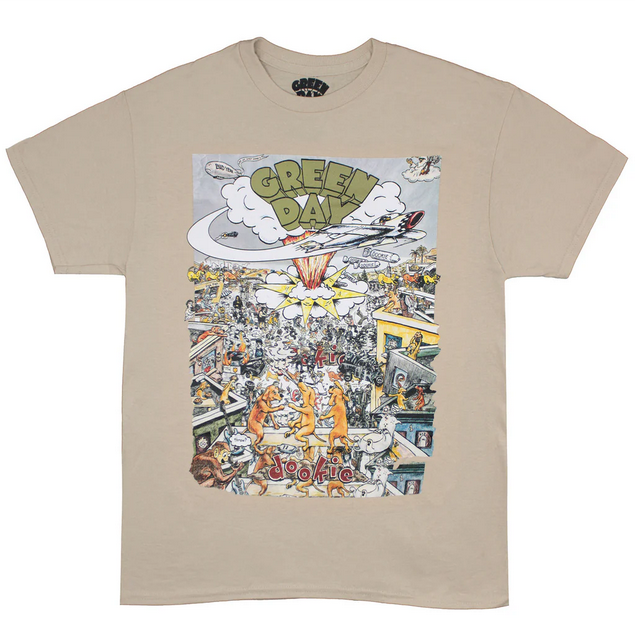 Men's Green Day Tan Dookie T-Shirt