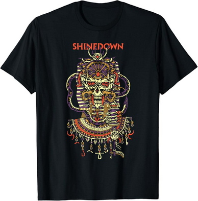 Men's Shinedown Planet Zero Skull T-Shirt