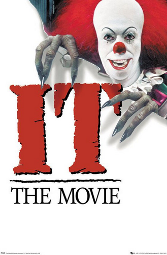 IT Pennywise 1990 Key Art Poster
