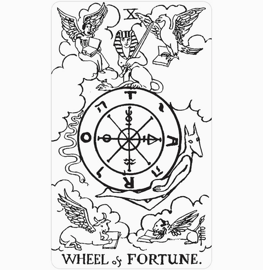 Black & White Rider-Waite Tarot Deck