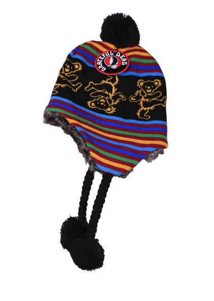 Grateful Dead Pompom Ski Hat