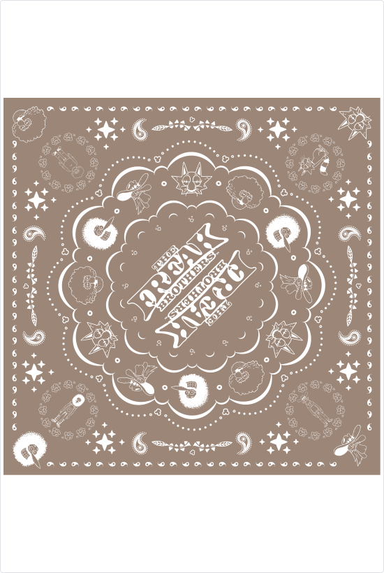Freak Brothers Paisley Bandana
