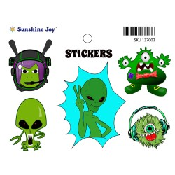 Funky Aliens Multi-Pack Sticker