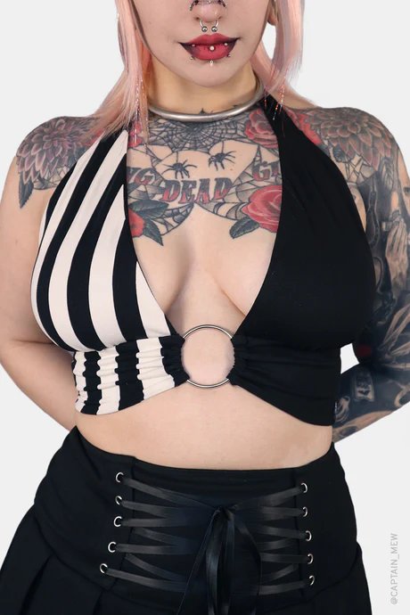 Women's Nightmare O-Ring Halter Top