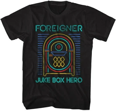 Men's Foreigner Juke Box Hero T-Shirt