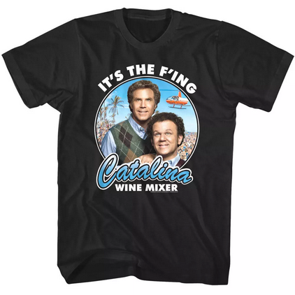 Men's Step Brothers F'ing Catalina Wine Mixer T-Shirt