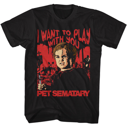 Men's Pet Sematary I Want To Play T-Shirt
