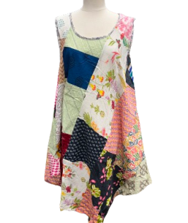 Women's Patchwork Umbrella Dress