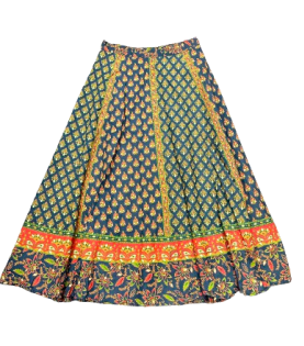 Women's India Print Paisley Wrap Skirt