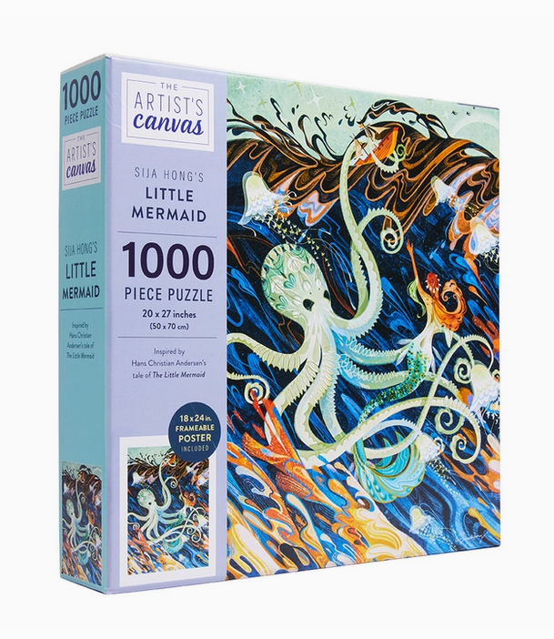 The Artist's Canvas: Little Mermaid Jigsaw Puzzle