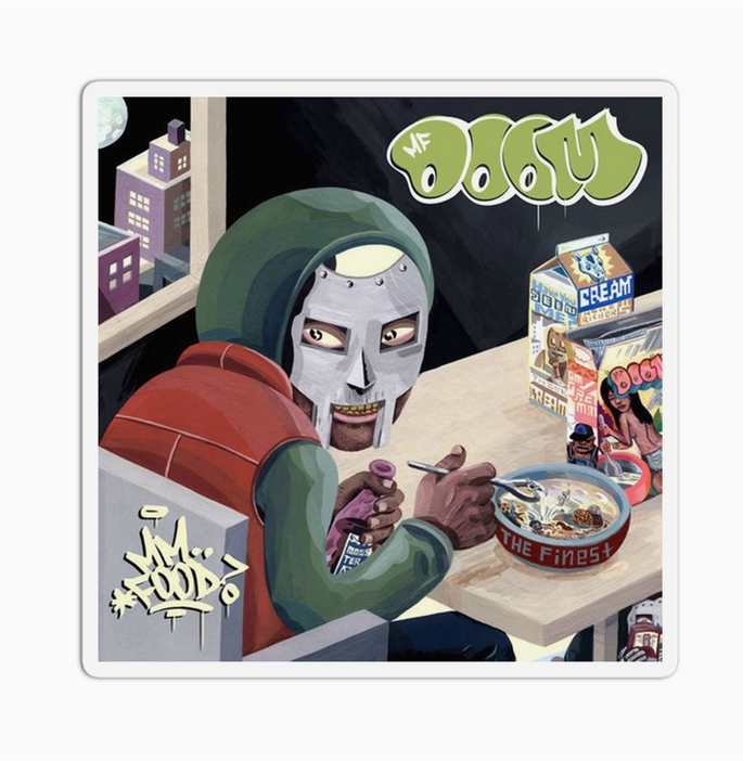 MF Doom Album Cover Vinyl Waterproof Stickers