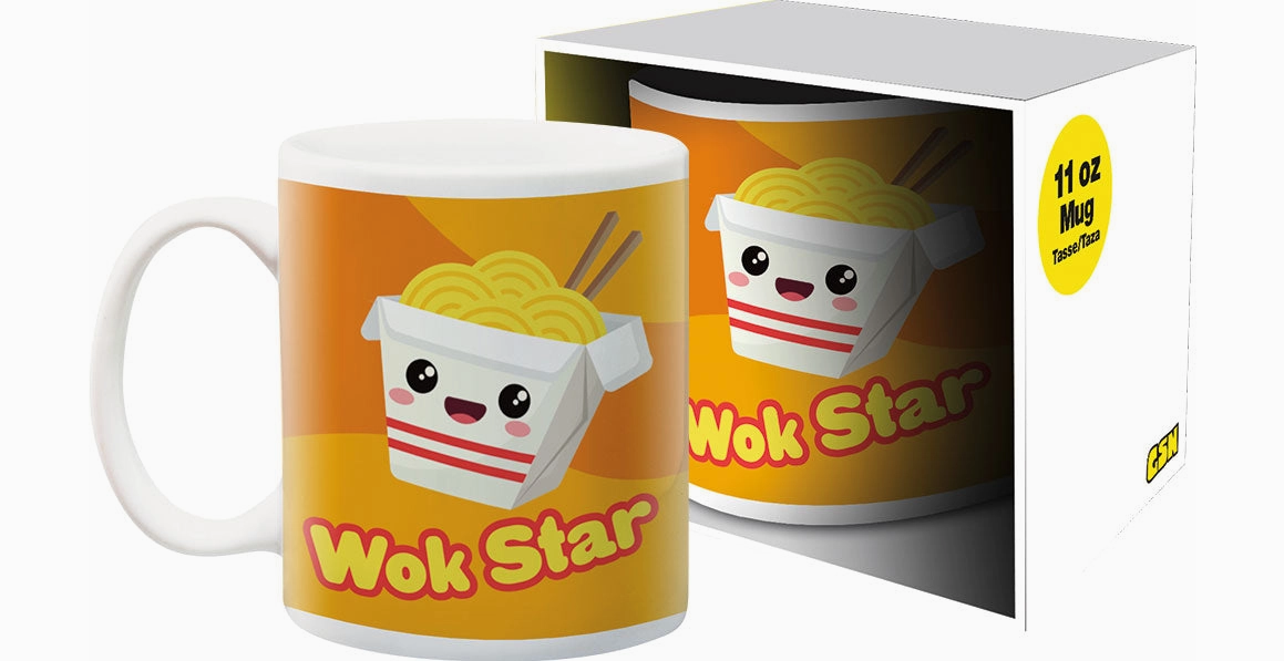 Wok Star Noodles Ceramic Mug