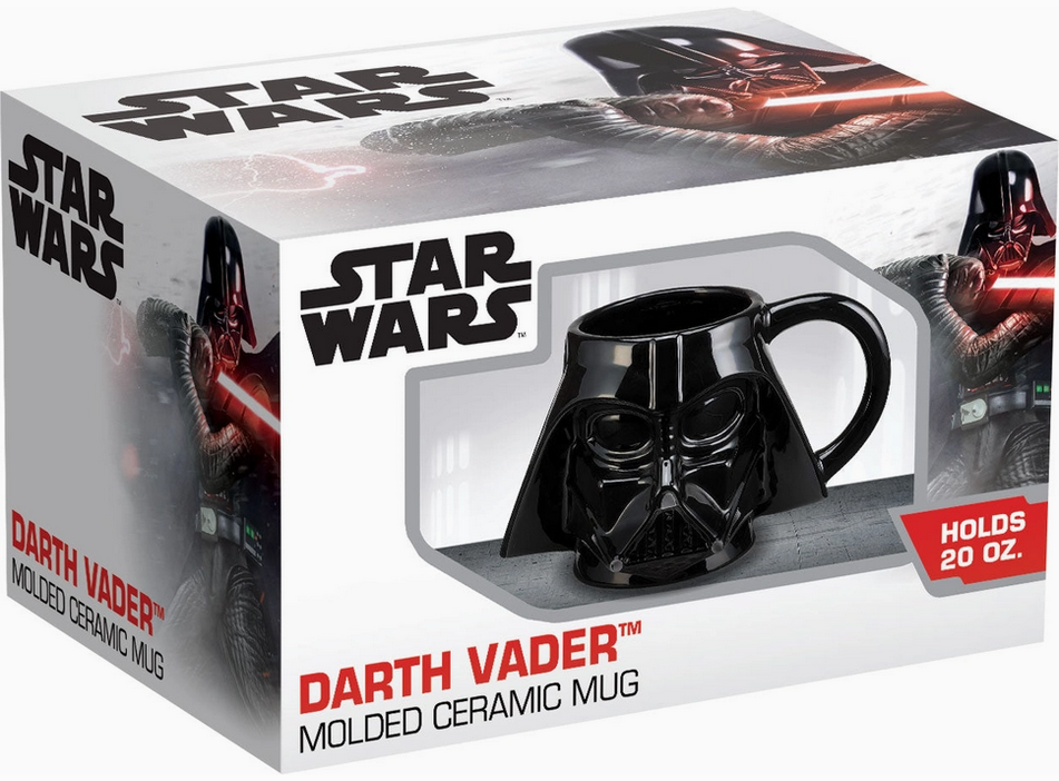 Darth Vader Helmet Ceramic Molded Mug