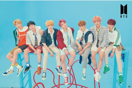 BTS Blue Poster