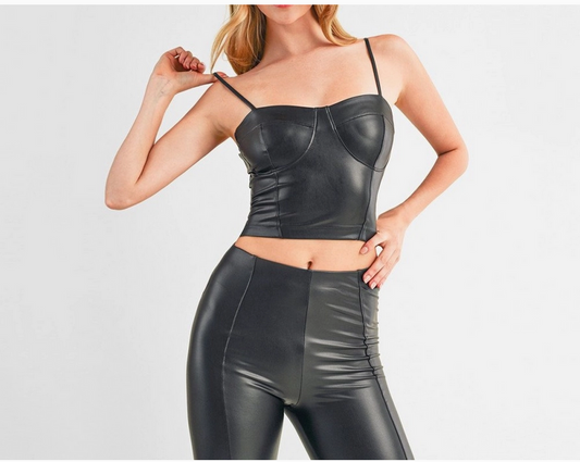 Women's Bustier Cami Cropped Top