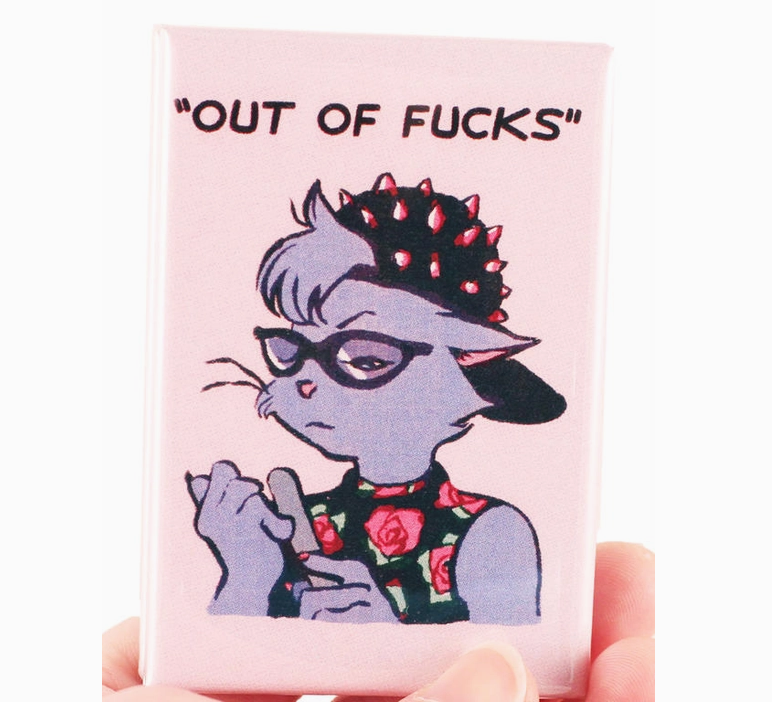 Out of Fucks River Katz Magnet