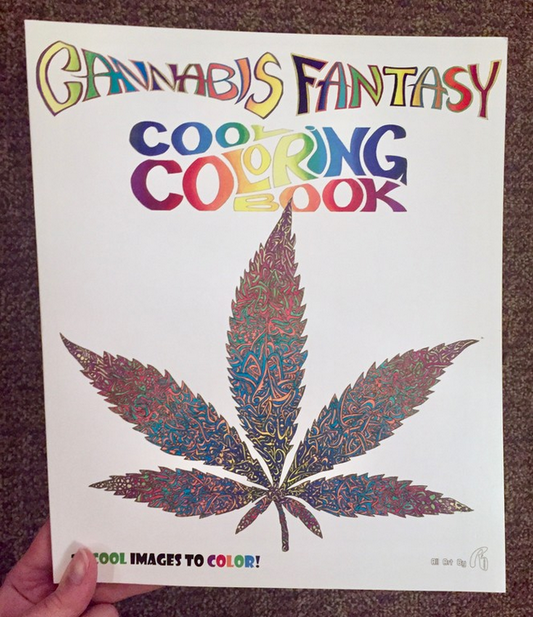 Cannabis Fantasy Cool Coloring Book + Cannabis Fantasy Cool Coloring Book
