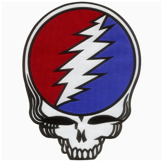 Grateful Dead Steal Your Face Large Back Patch
