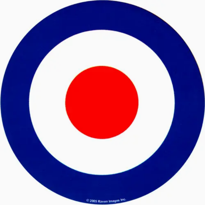 Mod Target / Raf Roundel Sticker