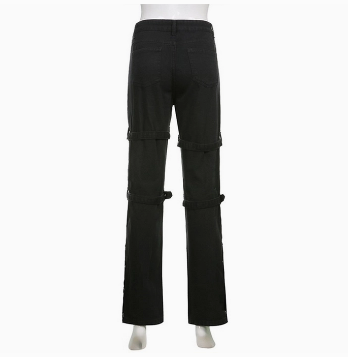 Women's Low Waist Bondage Jeans