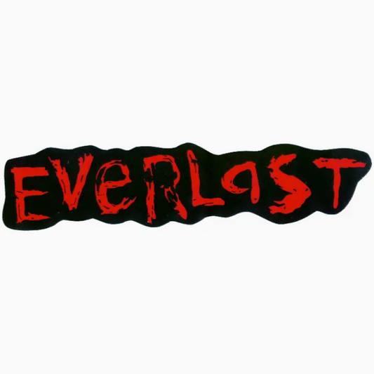 Everlast Red and Black Logo Large Sticker