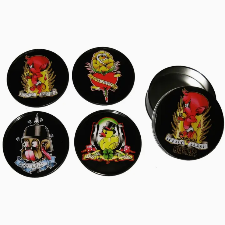 Sourpuss Coaster Tin