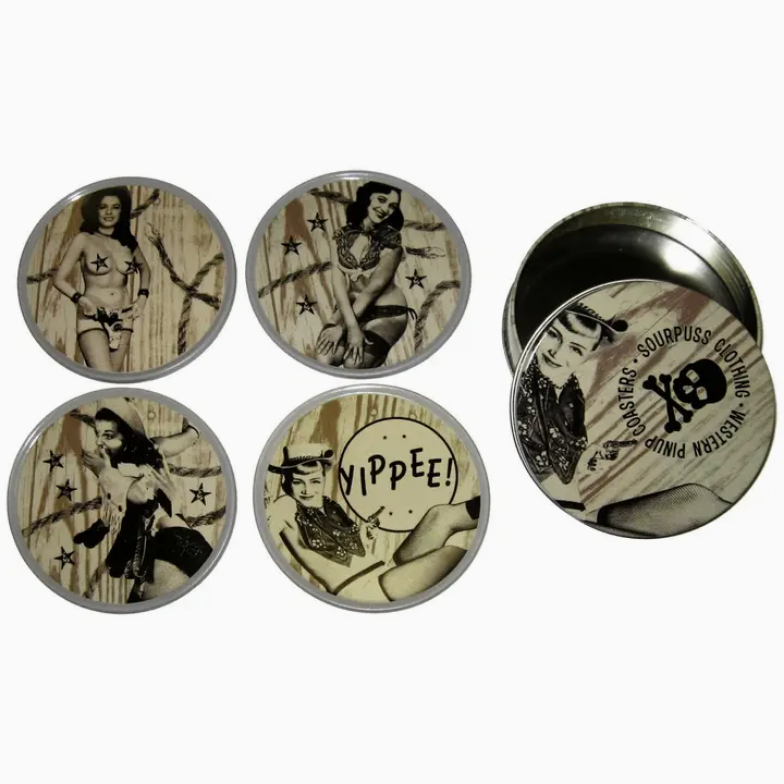Sourpuss Coaster Tin