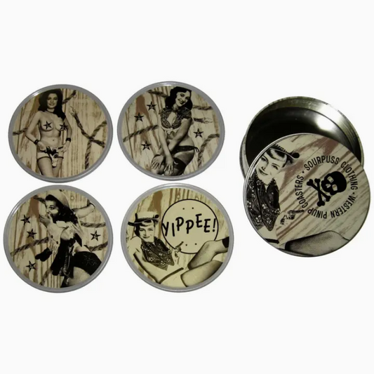 Sourpuss Coaster Tin