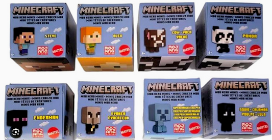 Mattel Minecraft Mob Head Minis 2022 Edition